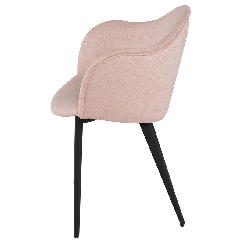 Nora Dining Chair (Matte Black Steel Legs)