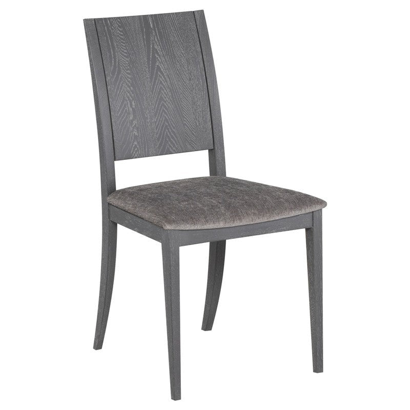 Chaise de salle à manger Eska (cadre en chêne gris oxydé)