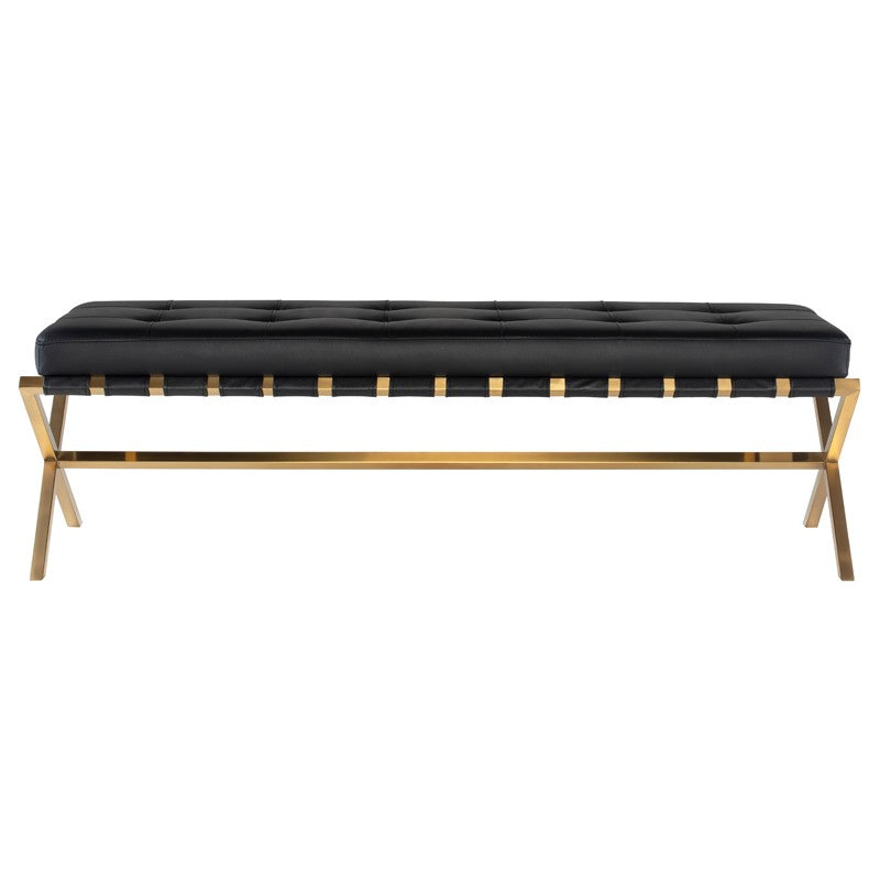 Auguste Bench With Gold Base