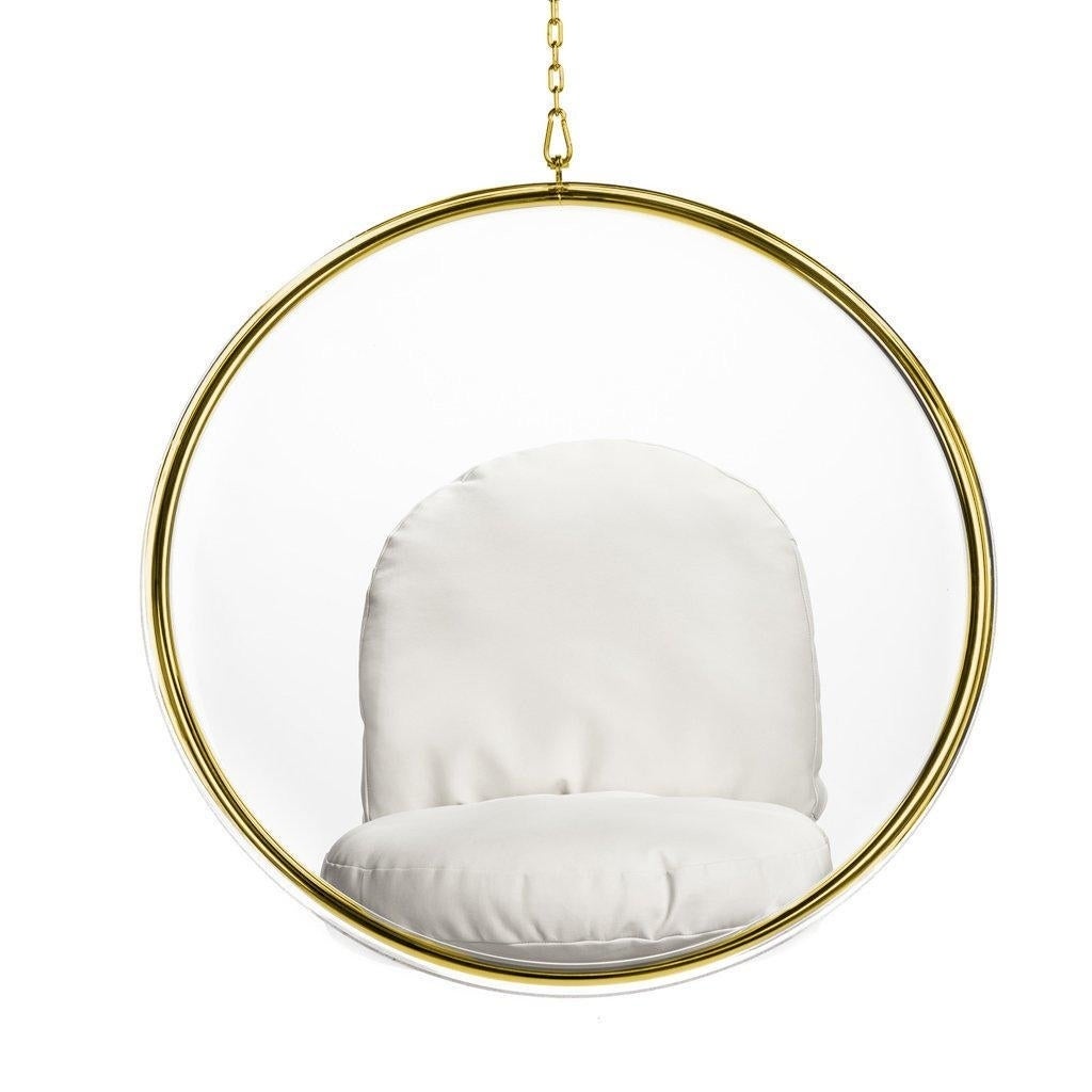 Bubble Hanging Lounge Chair (Gold)