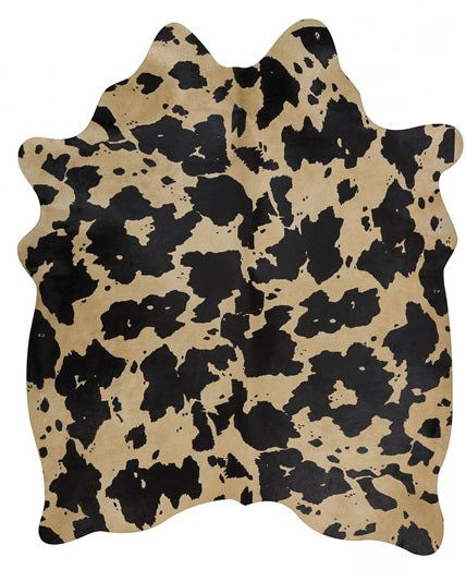 Horse Stenciled Cowhide