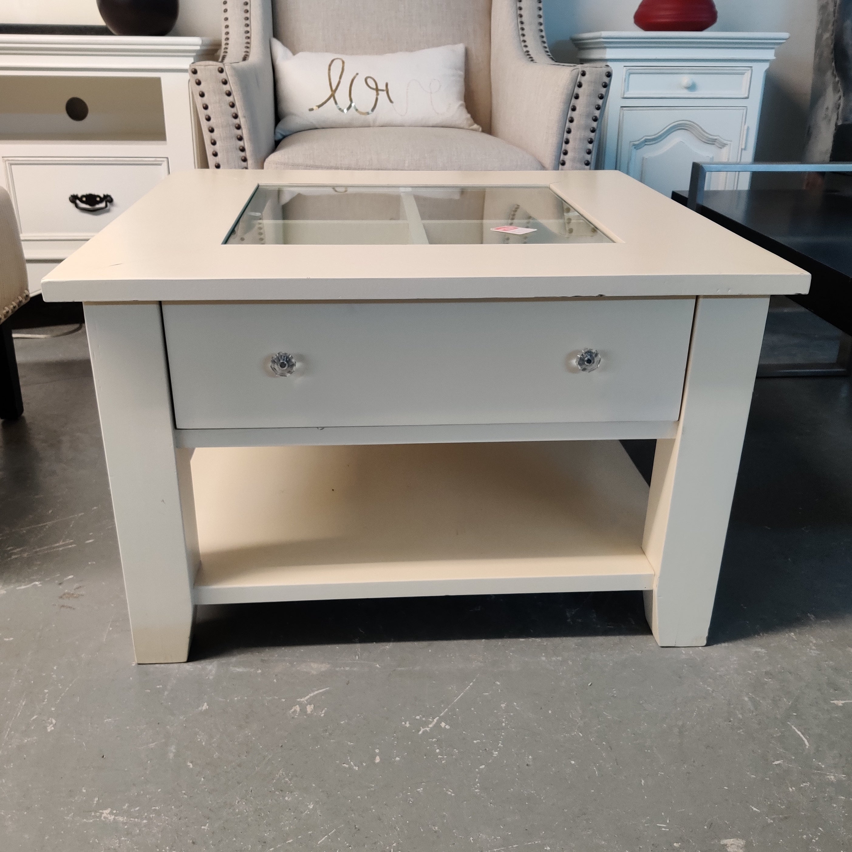 White Coffee Table | Floor Model