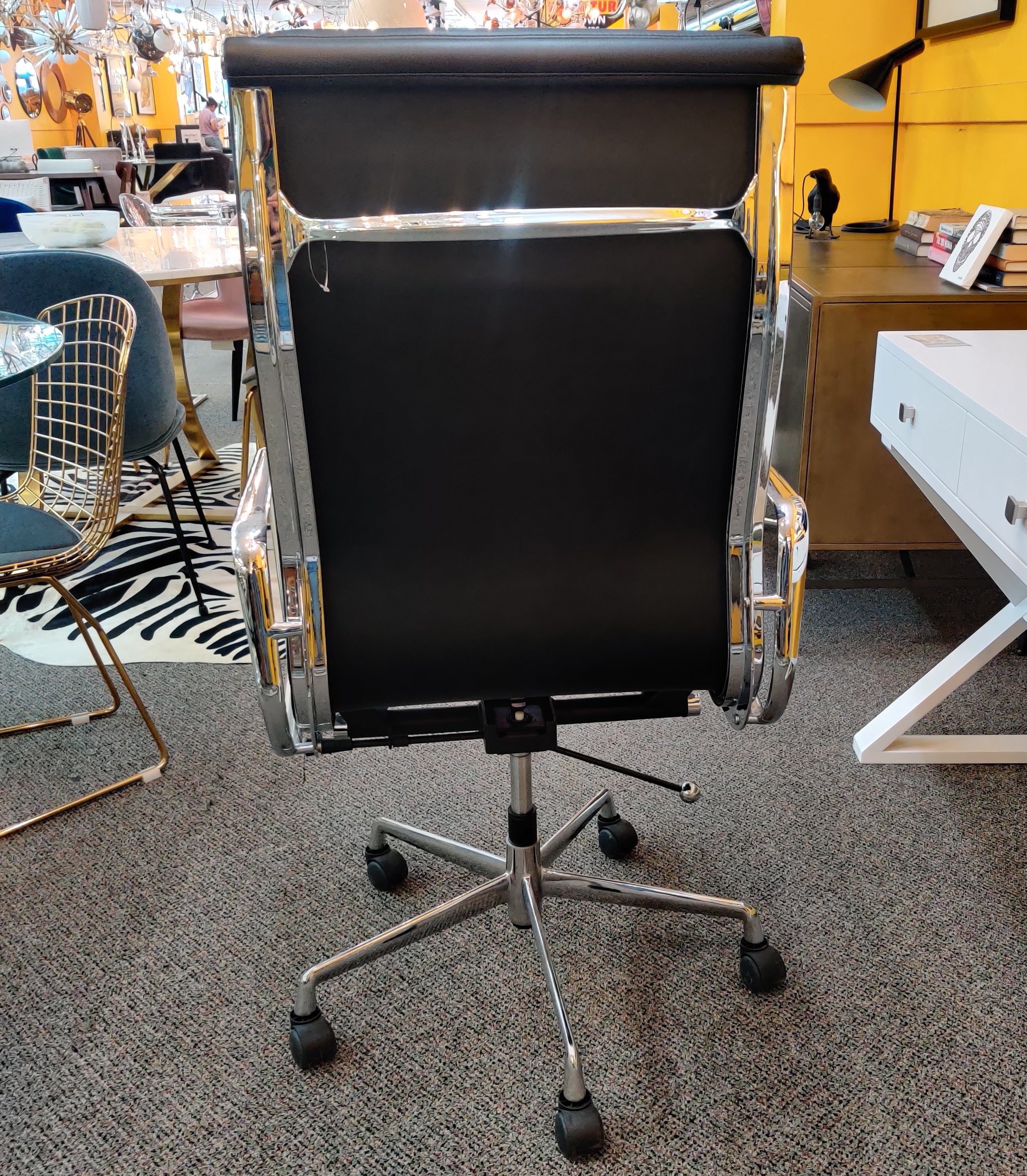 Chaise de bureau à dossier haut | Modèle de sol