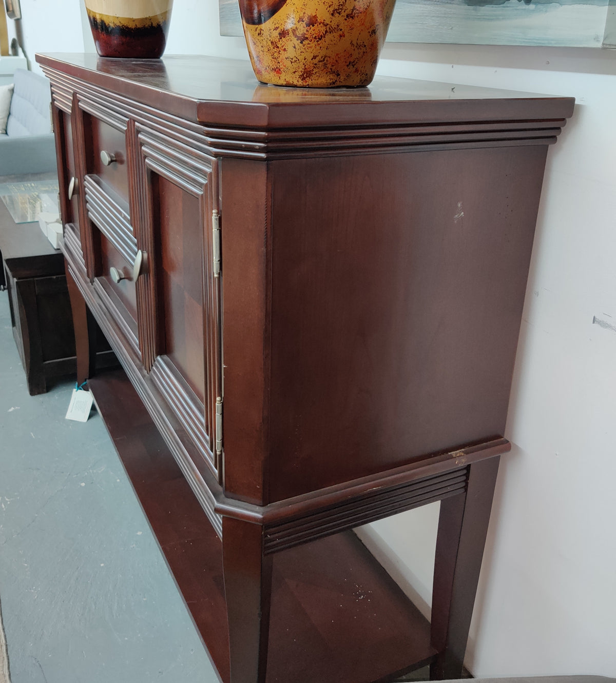 Unité multimédia en bois
