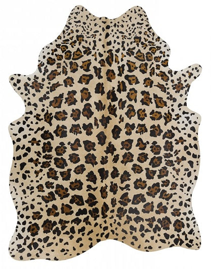 Jaguar Stenciled Cowhide