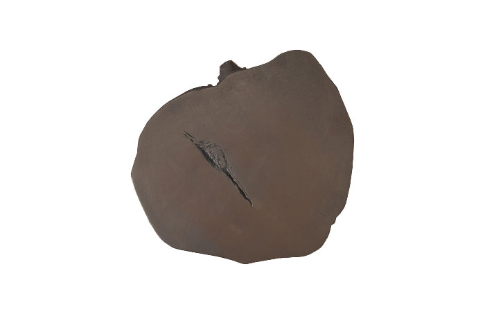 Grand tabouret en bronze Log