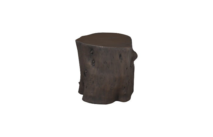 Log Large Bronze Stool