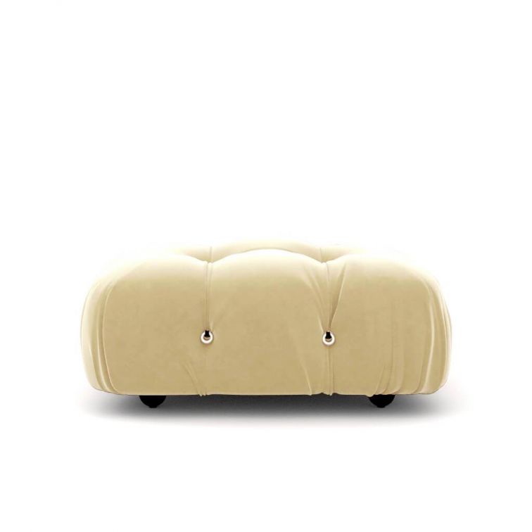 Mario Bellini Velvet Ottoman (Reproduction)