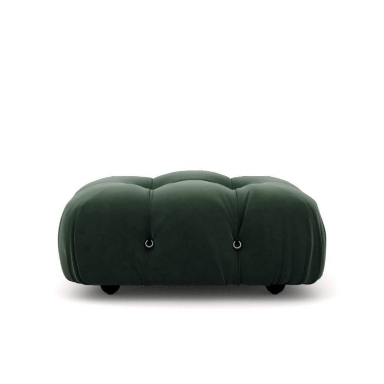 Mario Bellini Velvet Ottoman (Reproduction)