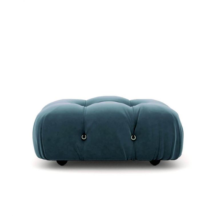 Mario Bellini Velvet Ottoman (Reproduction)