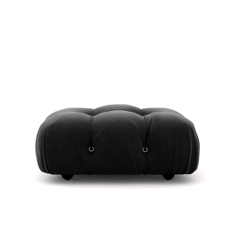 Mario Bellini Velvet Ottoman (Reproduction)