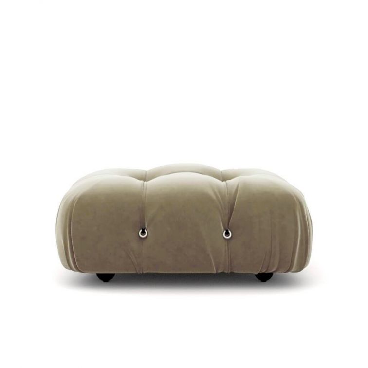 Mario Bellini Velvet Ottoman (Reproduction)