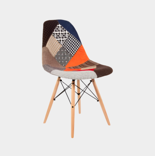 Chaise pour enfants patchwork