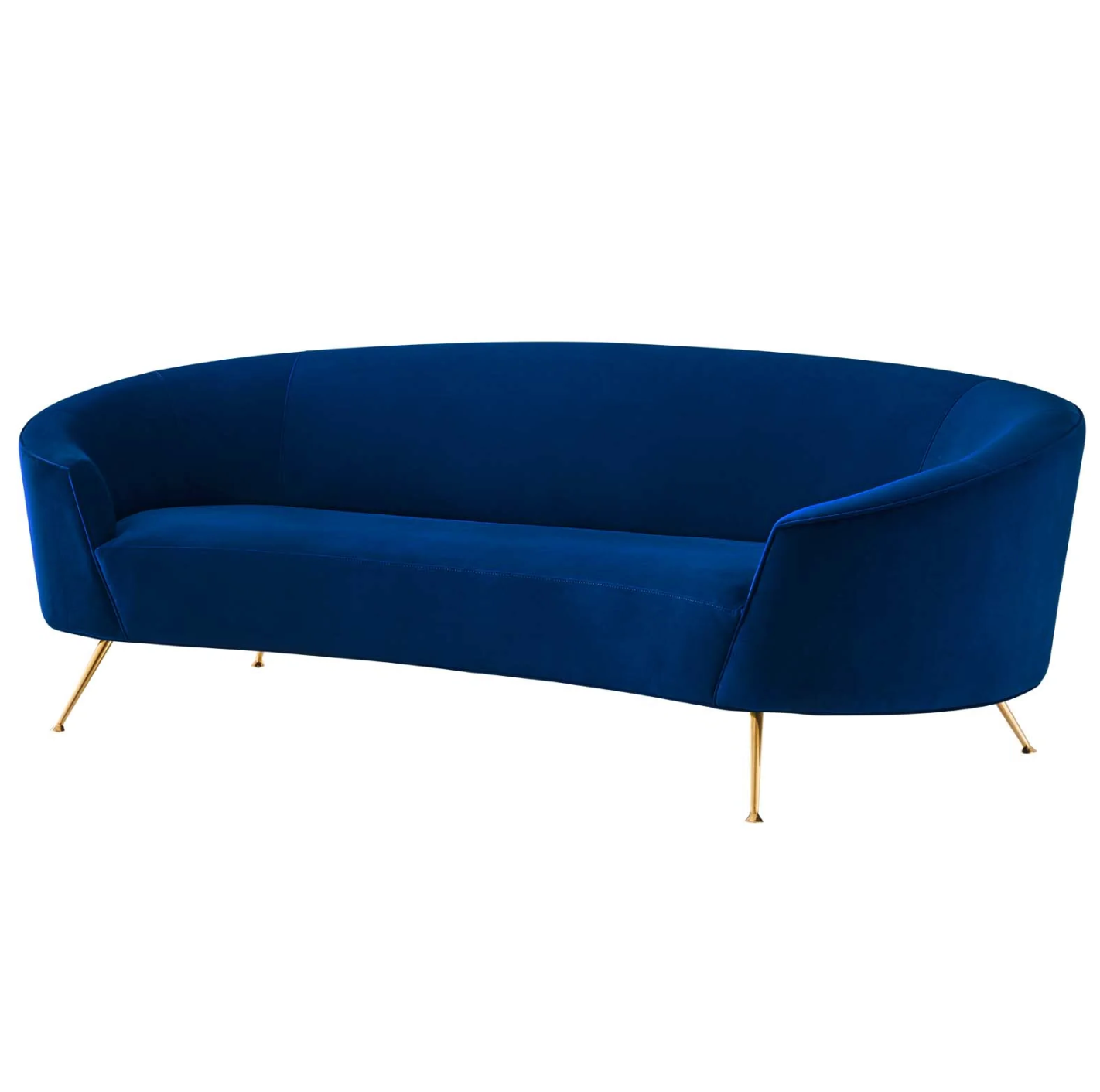 October Upholstered Velvet Sofa