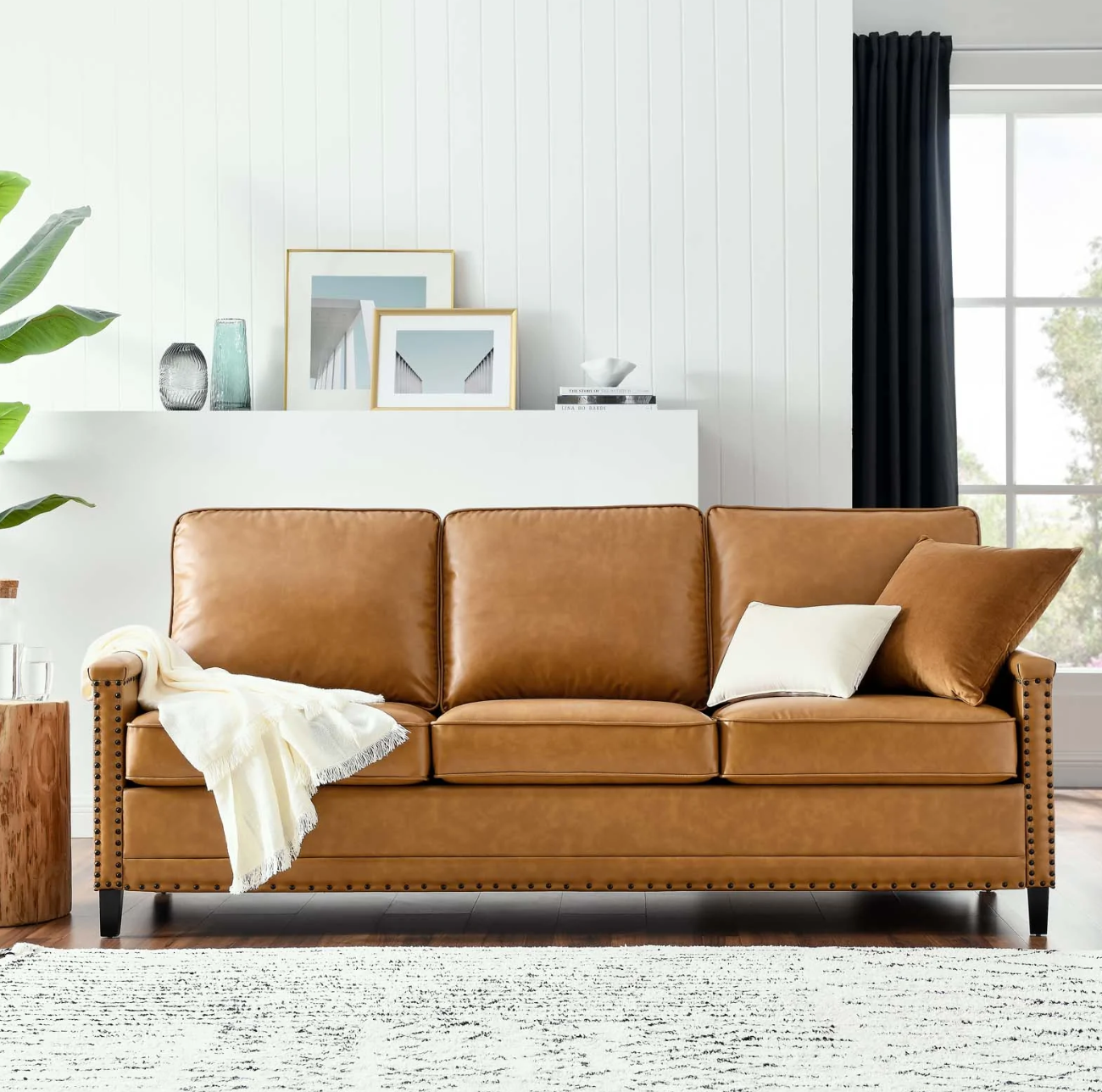 Anglo Vegan Leather Armchair