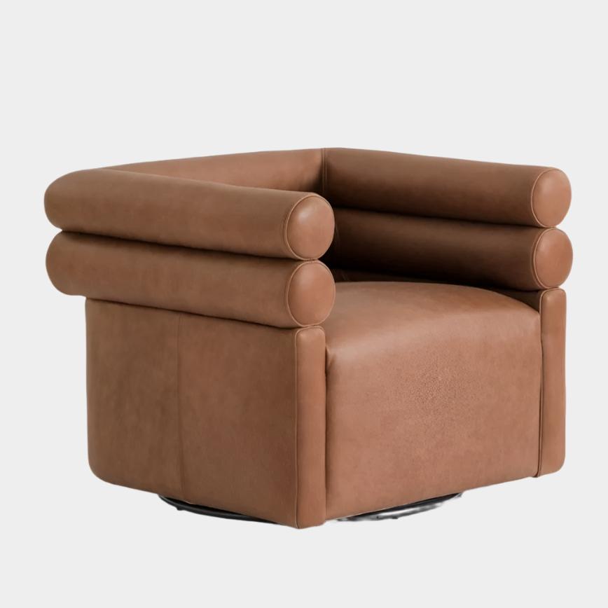 Voohres Channeled Swivel Chair