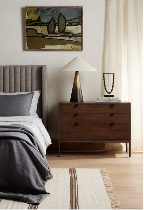 Graham 3-Drawer Nightstand (36")