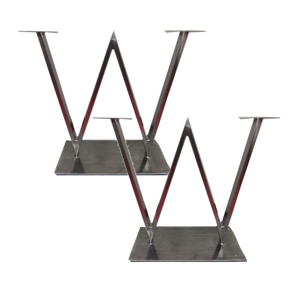Pieds de salle à manger en forme de W