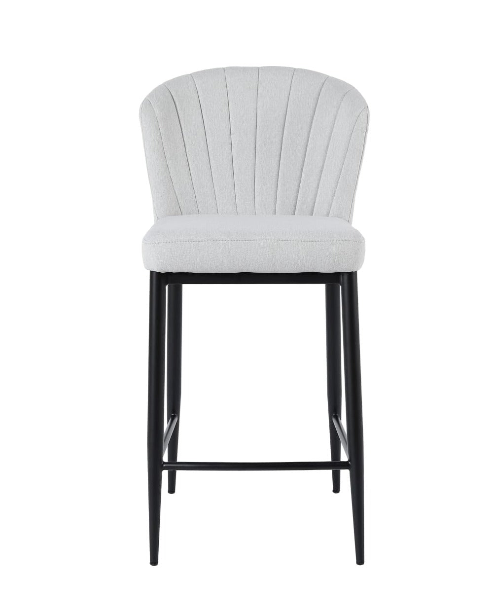 Tabouret de bar en coquillage (tissu)