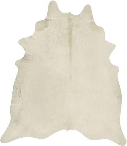 White Natural Cowhide