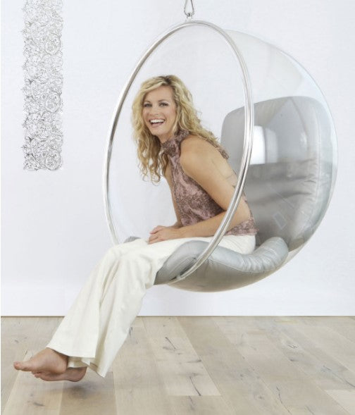 Bubble Hanging Lounge Chair (Silver)