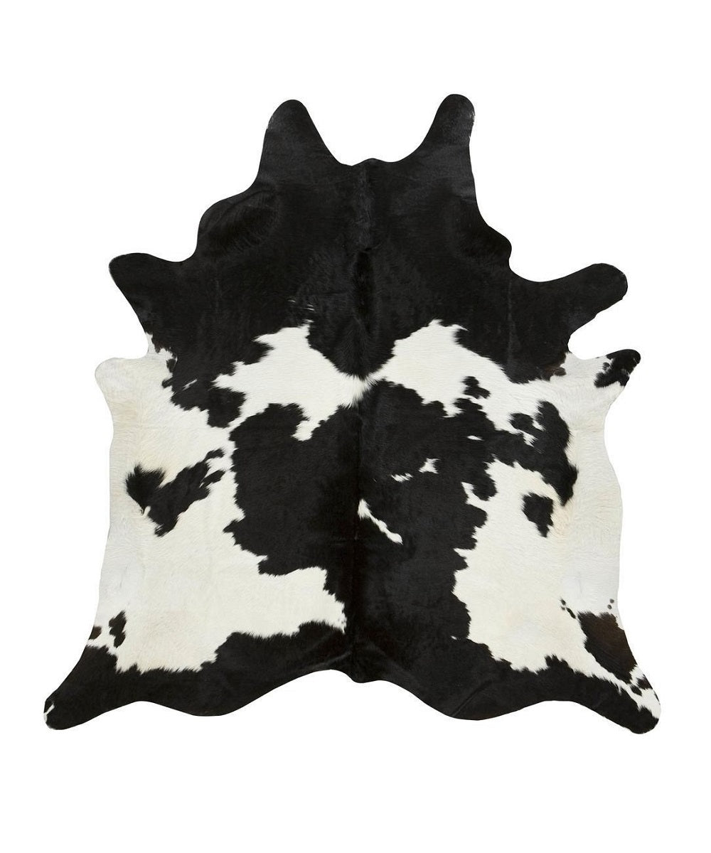 Cuir de vache noir et blanc