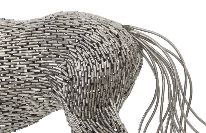 Sculpture de pipe de cheval de marche