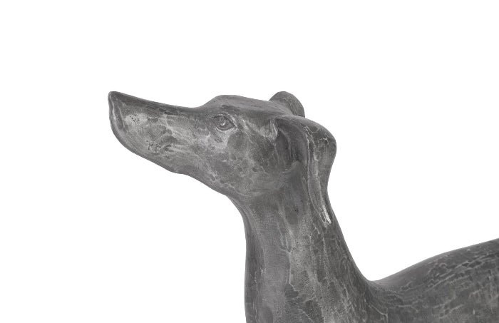 Sculpture de chien cabré