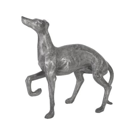 Sculpture de chien cabré