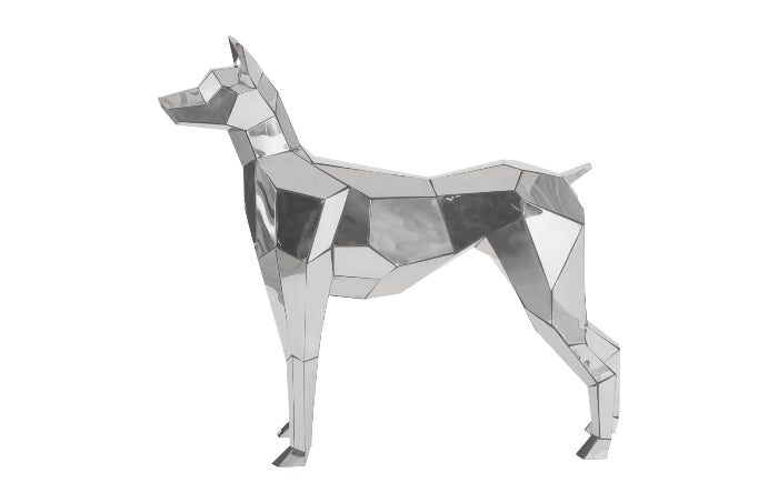 Crazy Cut Dog Sculpture