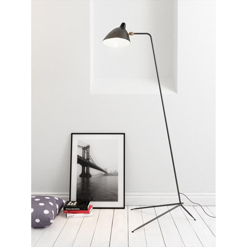 Lampadaire à un bras Serge Mouille