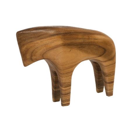 Bull Sculpture, Natural
