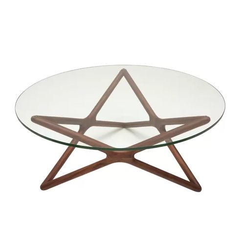 Triangle Glass Coffee Table