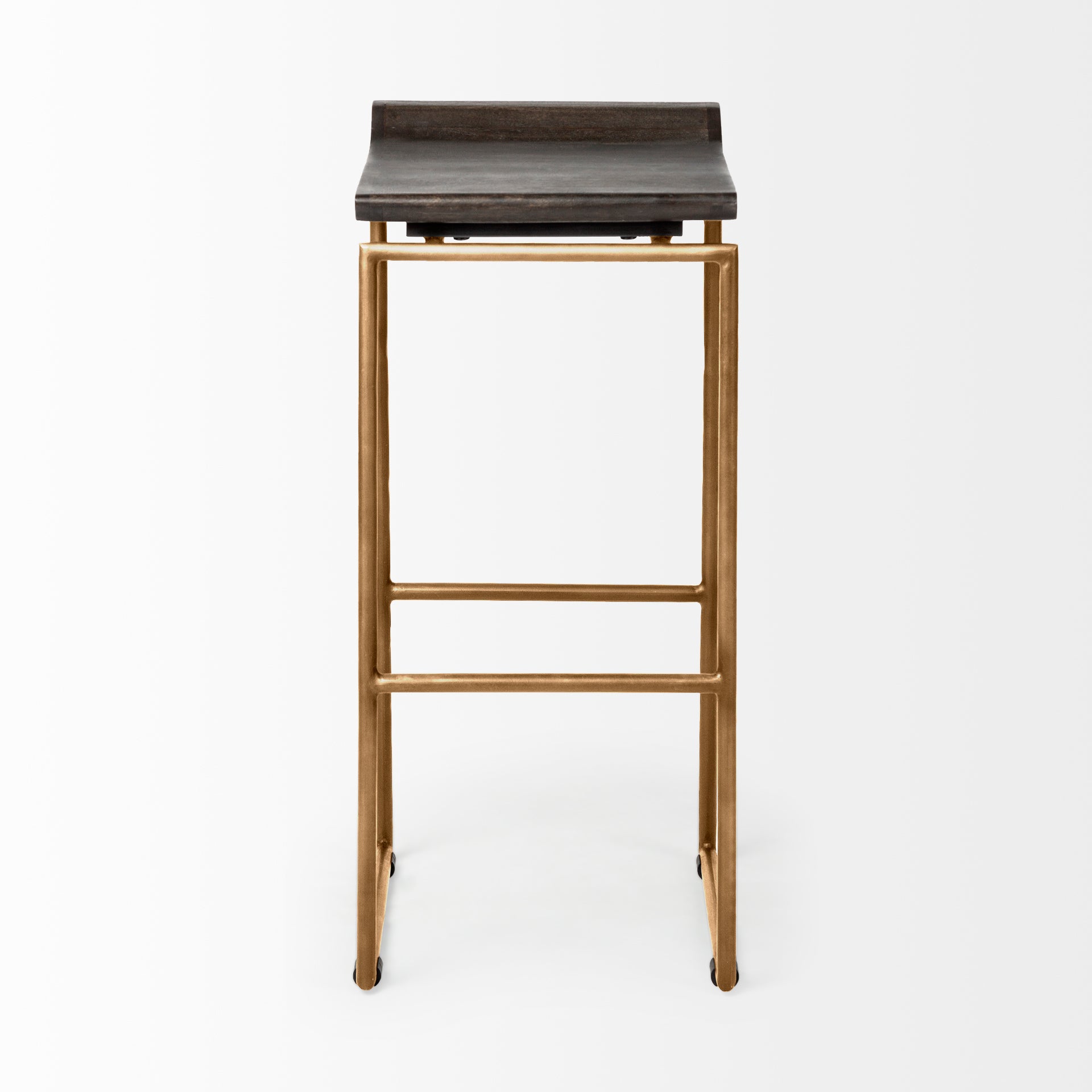 Givens Wood Seat Bar Stool