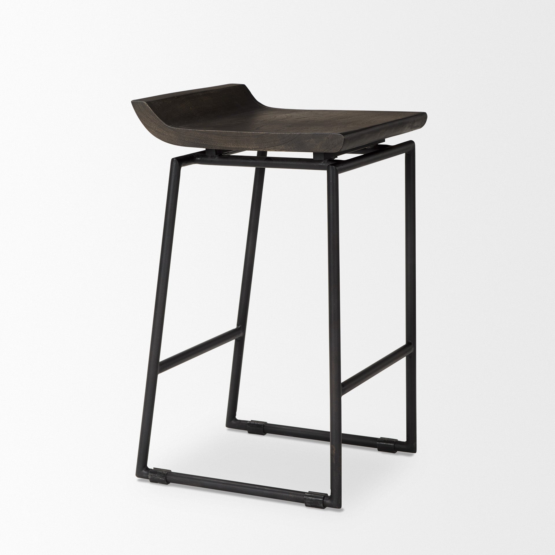 Givens Wood Seat Counter Stool