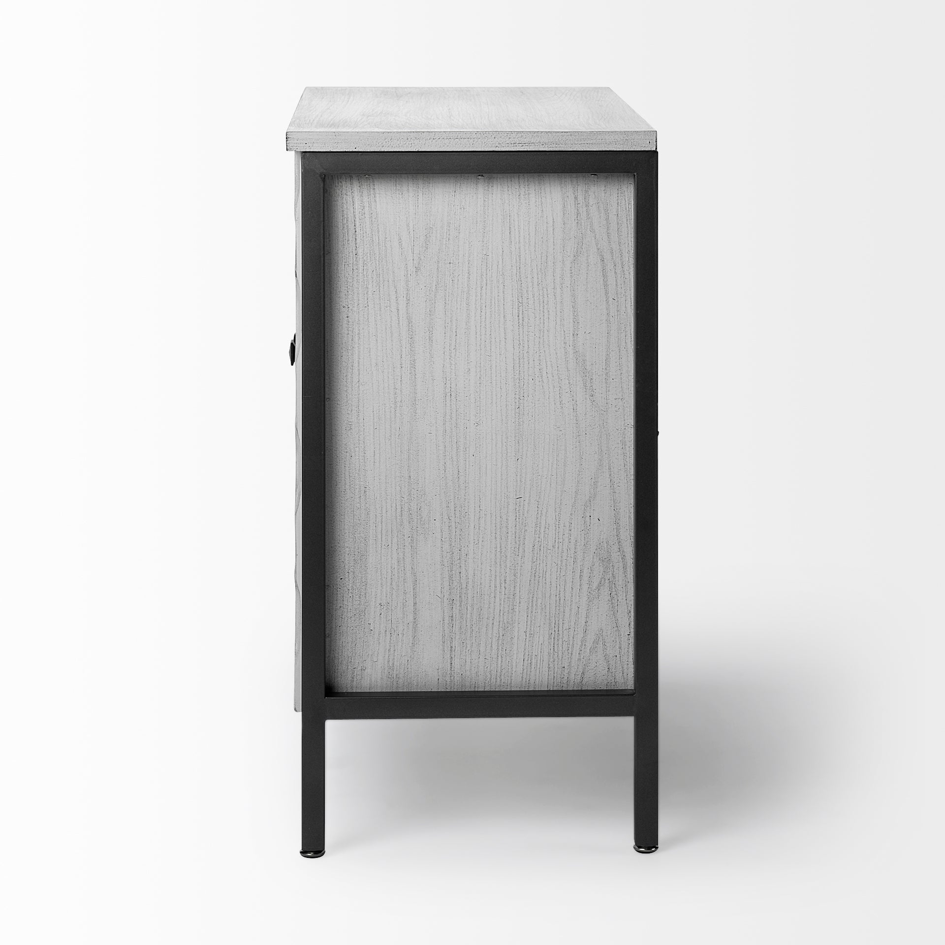 Savannah Gray Accent Cabinet - 2 Door
