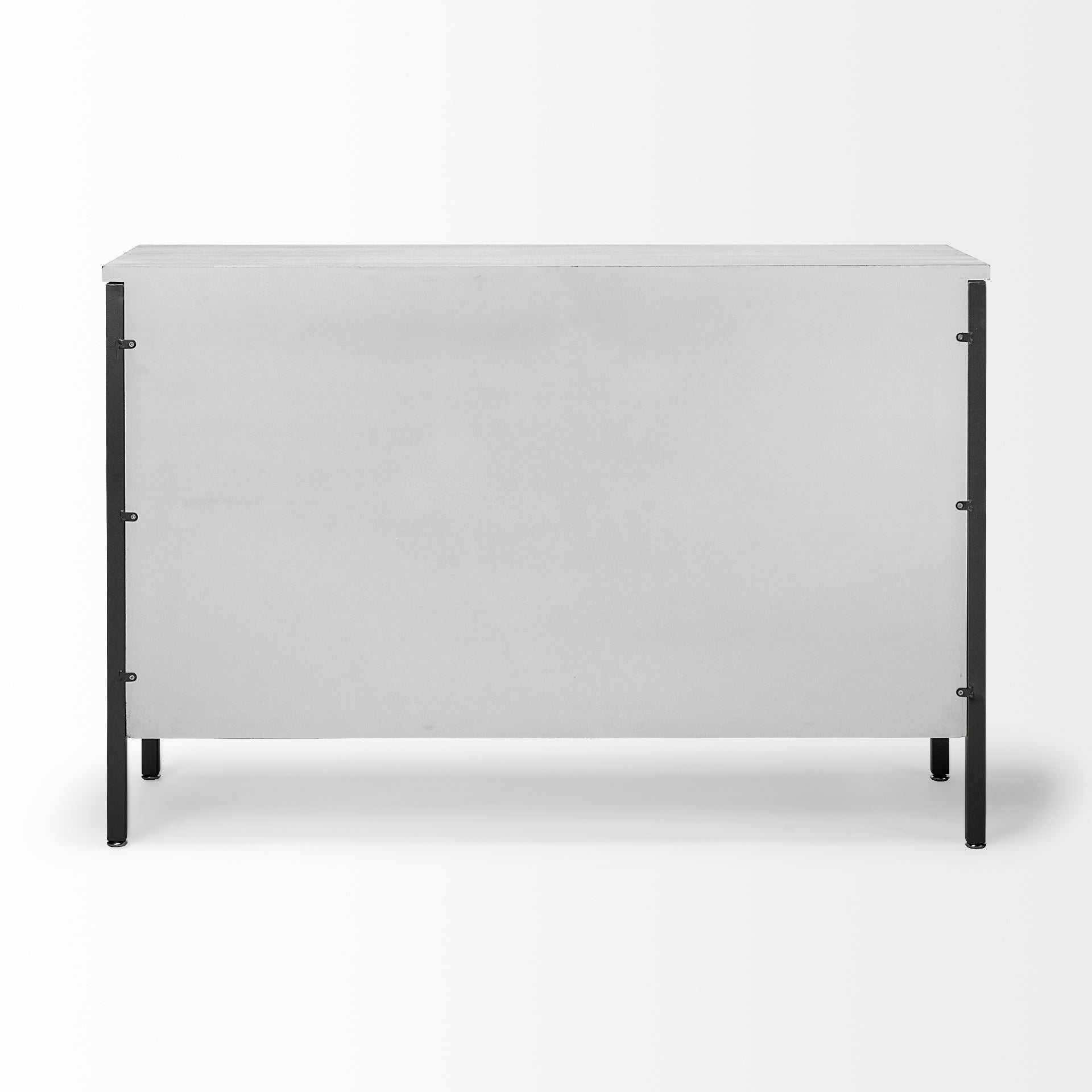 Savannah Gray Accent Cabinet - 3 Door