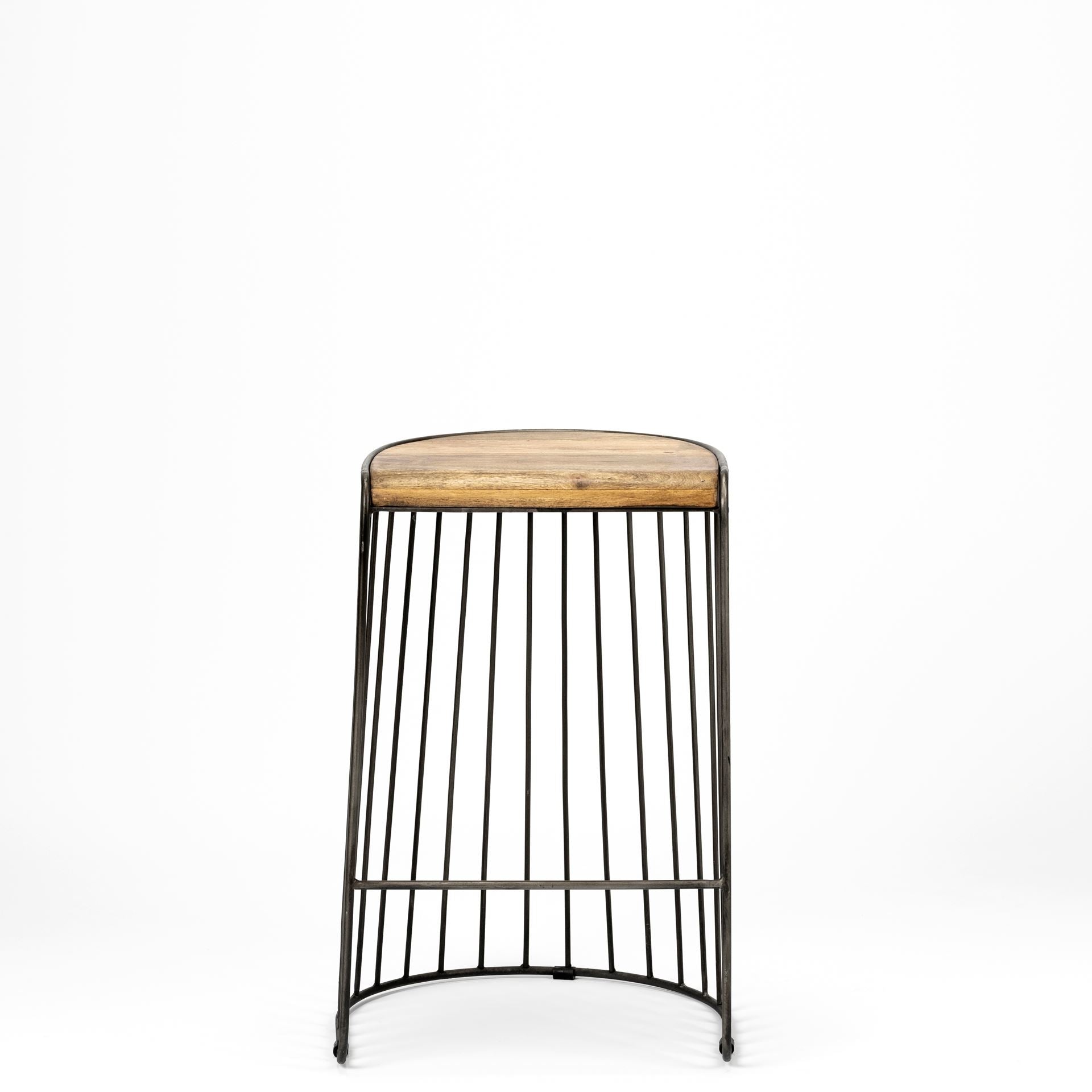 Seagram Wood Seat Bar/Counter Stool
