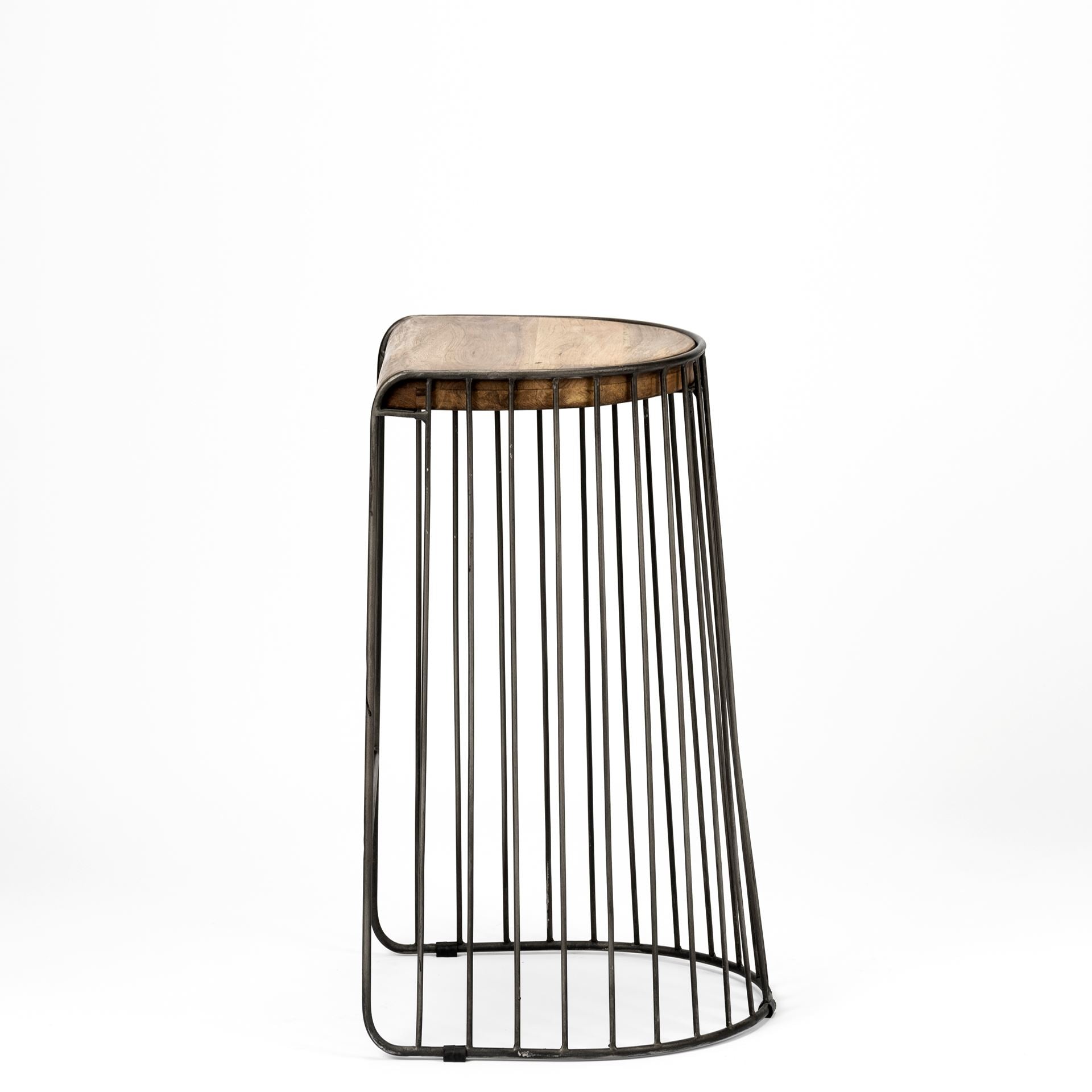 Seagram Wood Seat Bar/Counter Stool