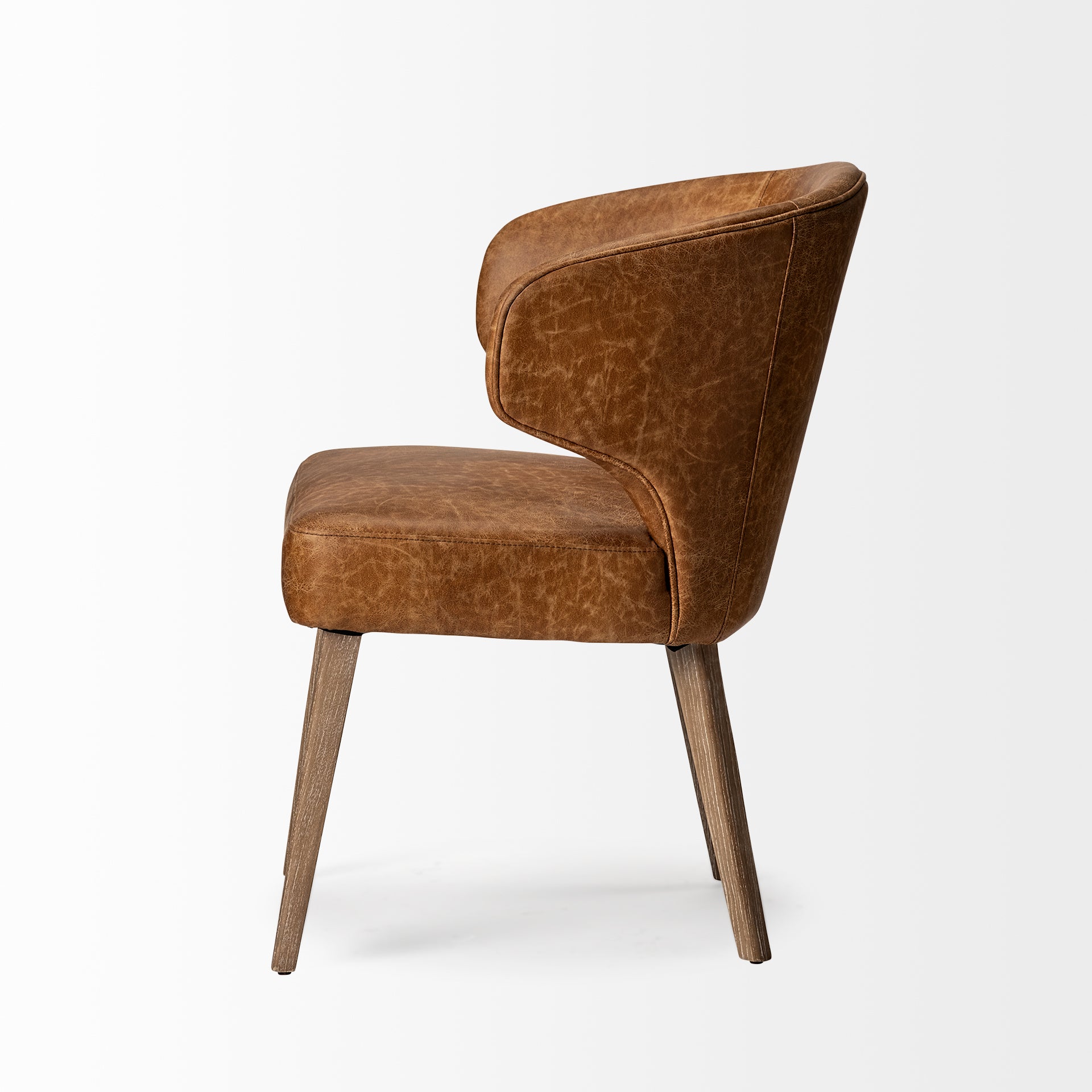 Niles Faux Leather Contract-Grade Dining Chair
