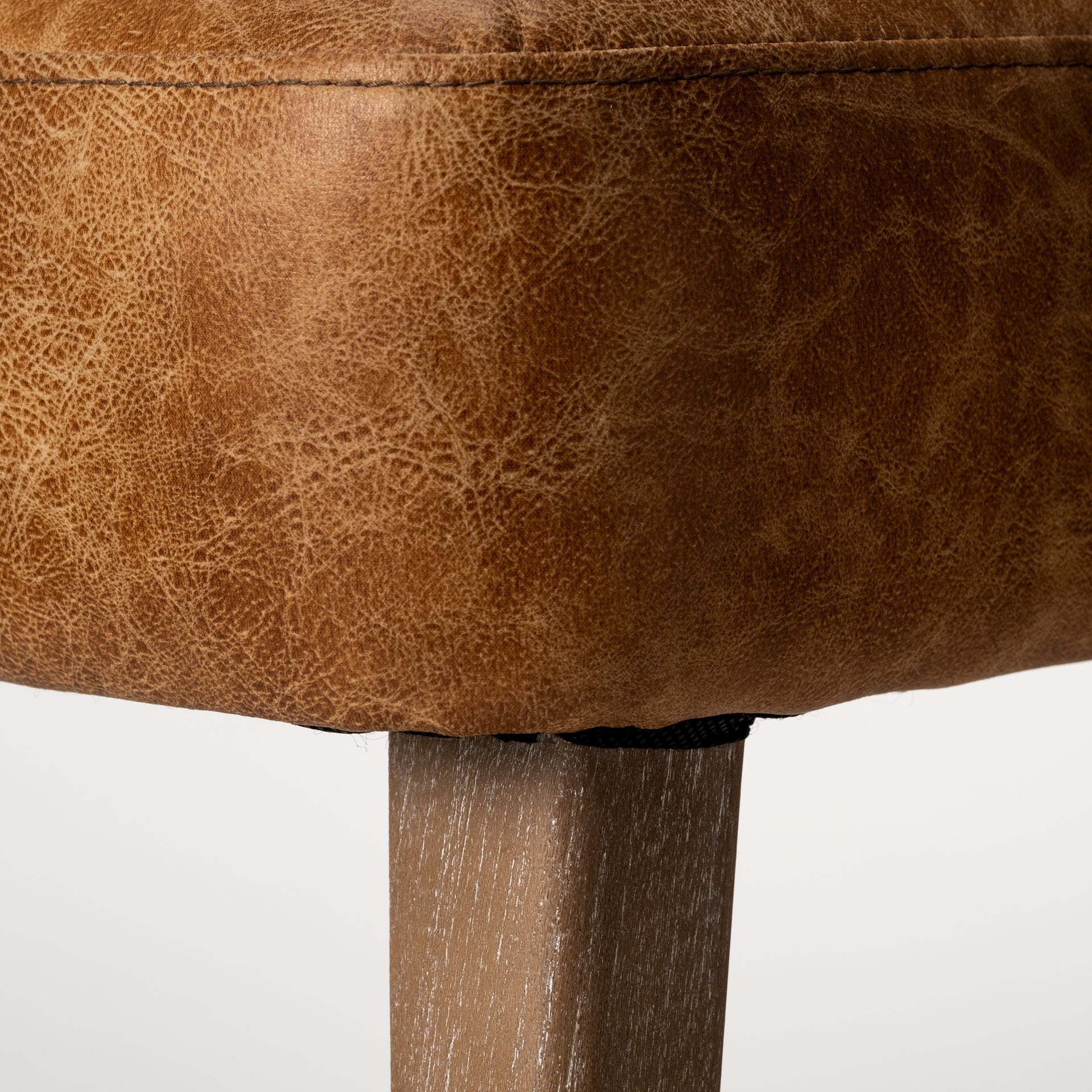 Niles Faux Leather Contract-Grade Dining Chair