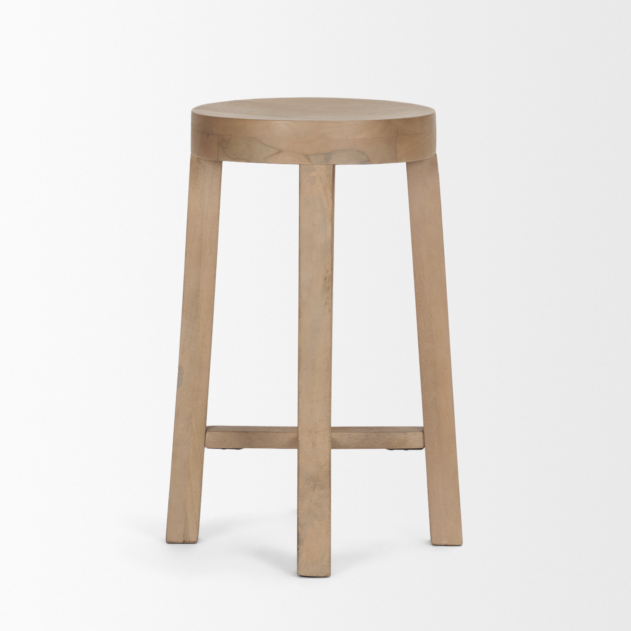 Brahma Wood Seat Counter Stool