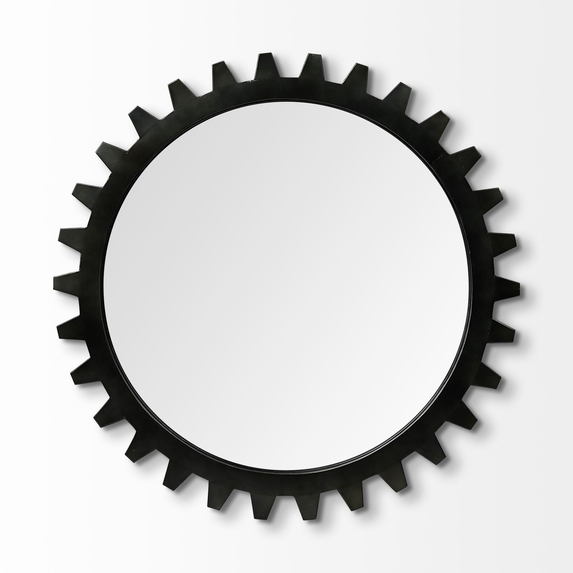 Cog Wall Mirror - Alloy