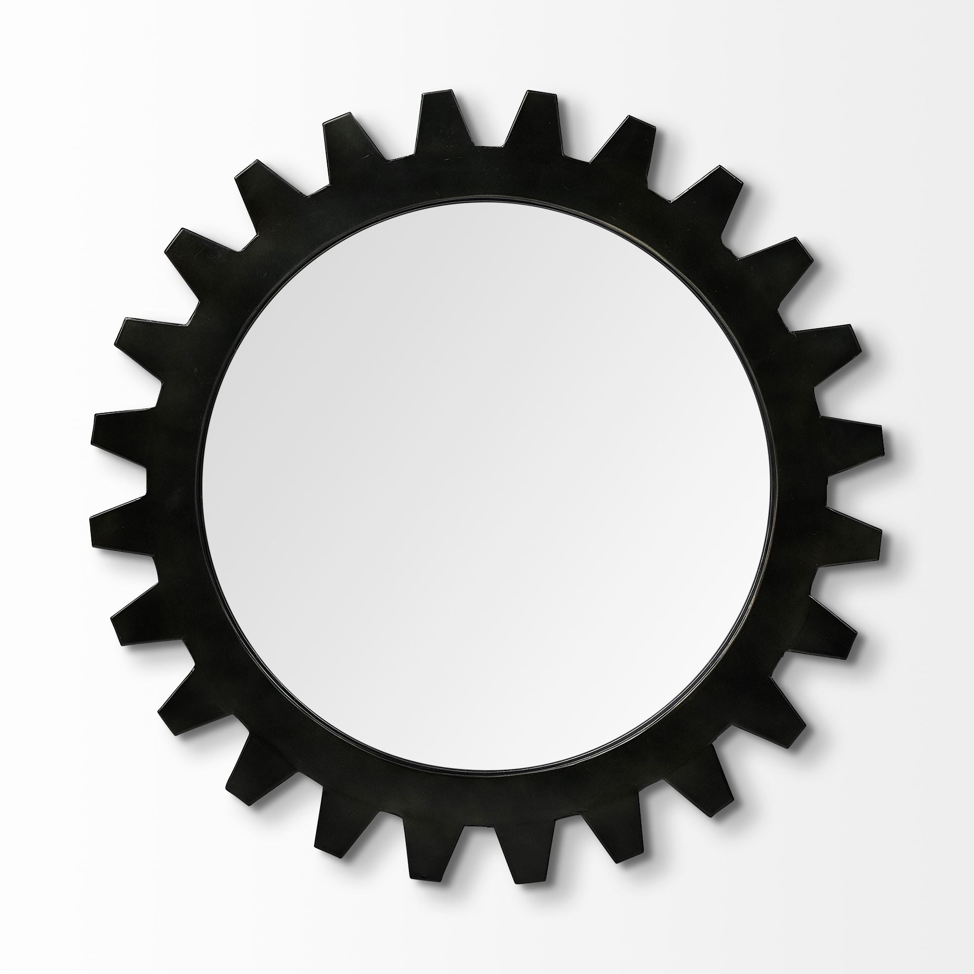 Cog Wall Mirror - Alloy