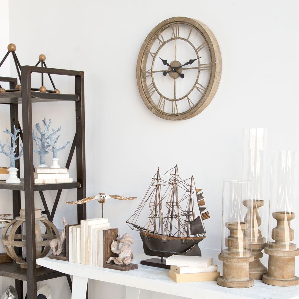 Mething Brown Wall Clock
