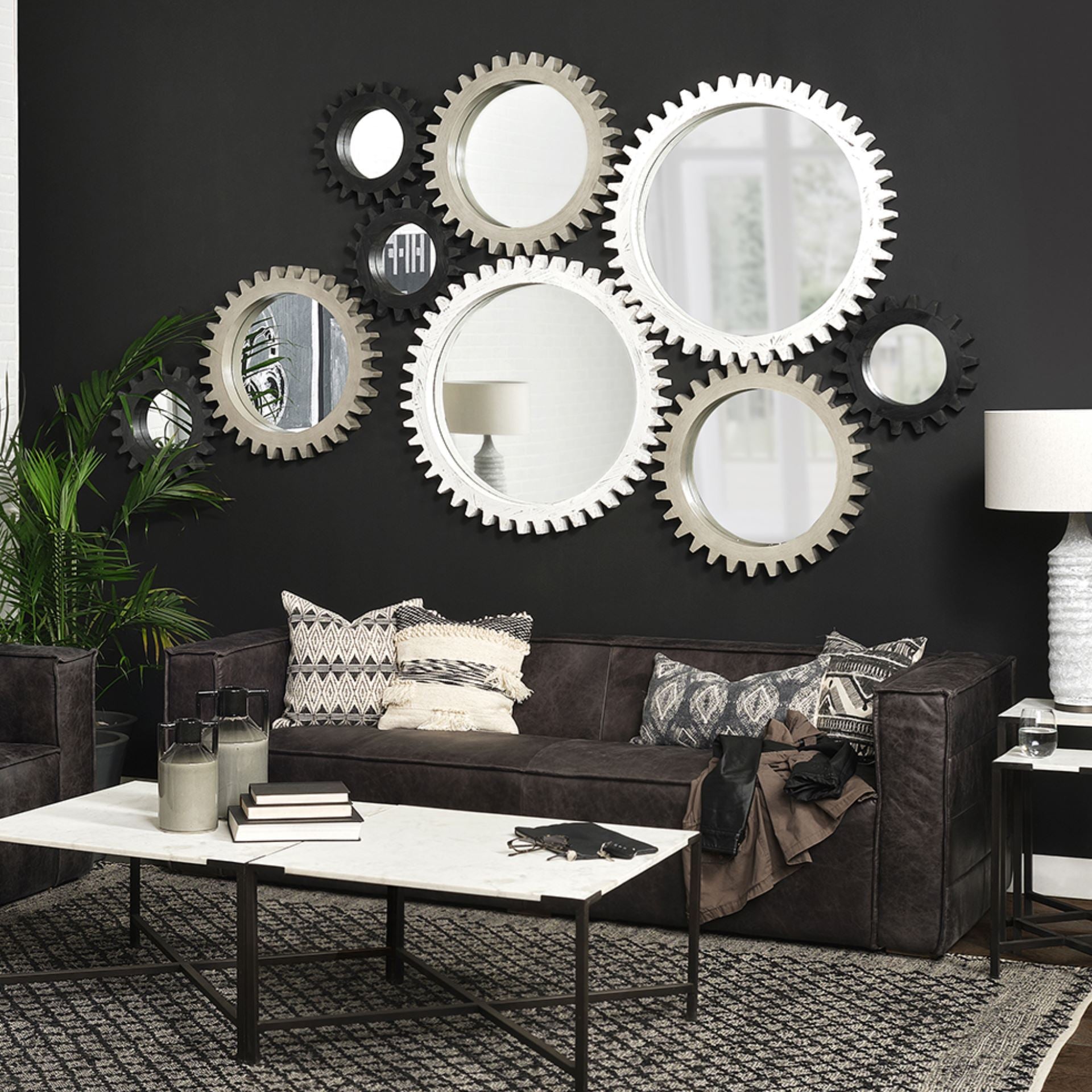 Cog Wall Mirror - Sundance