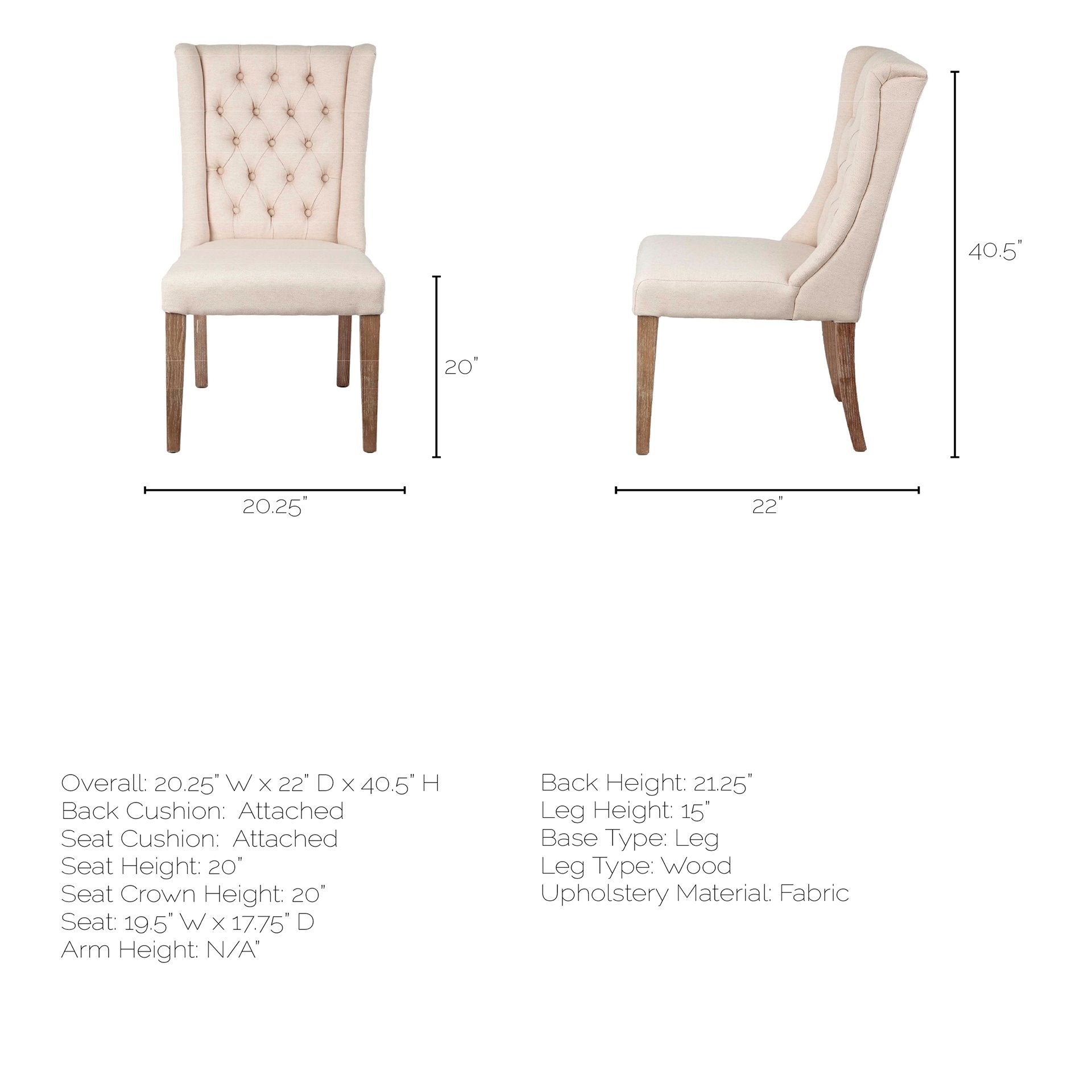Mackenzie Fabric Dining Chair