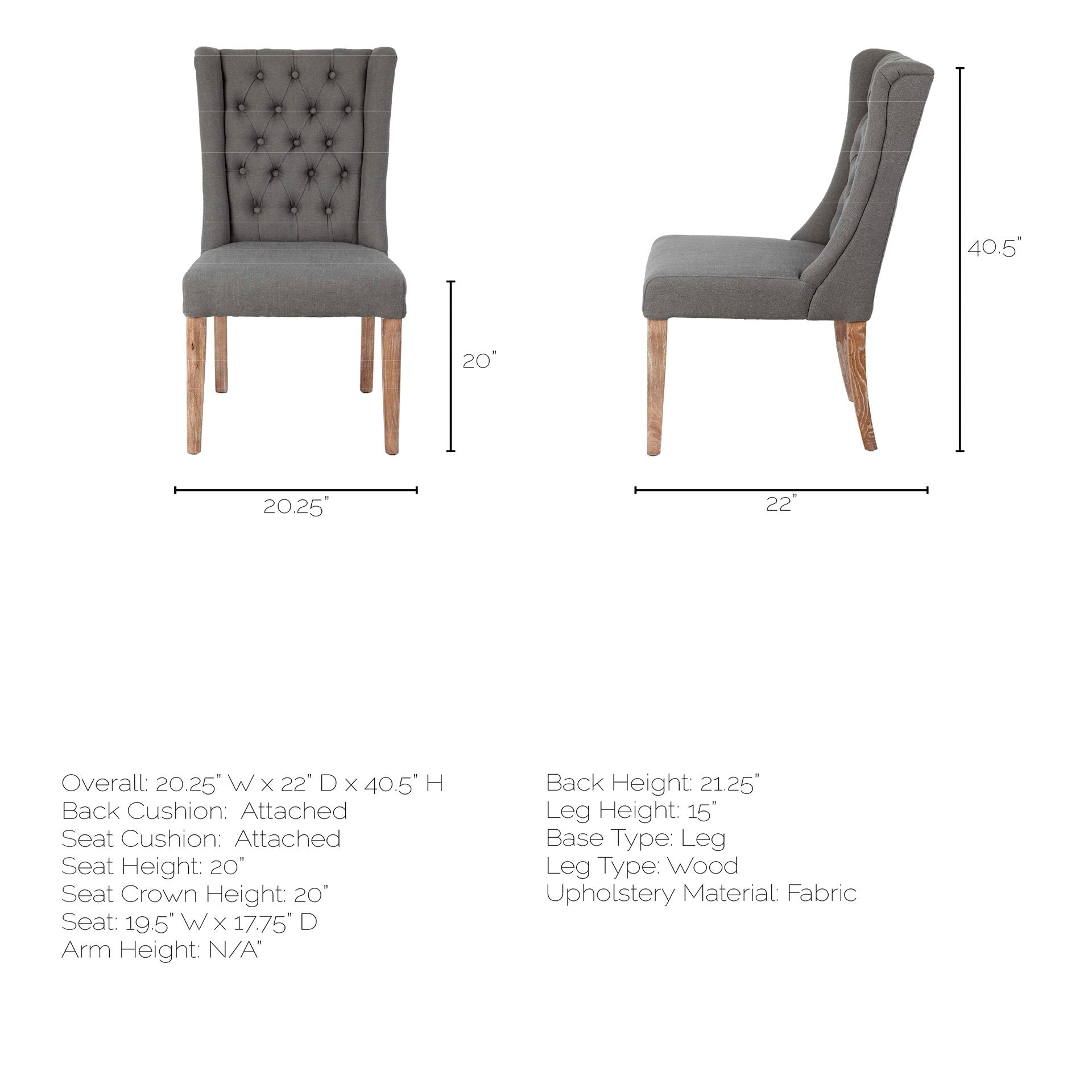 Mackenzie Fabric Dining Chair