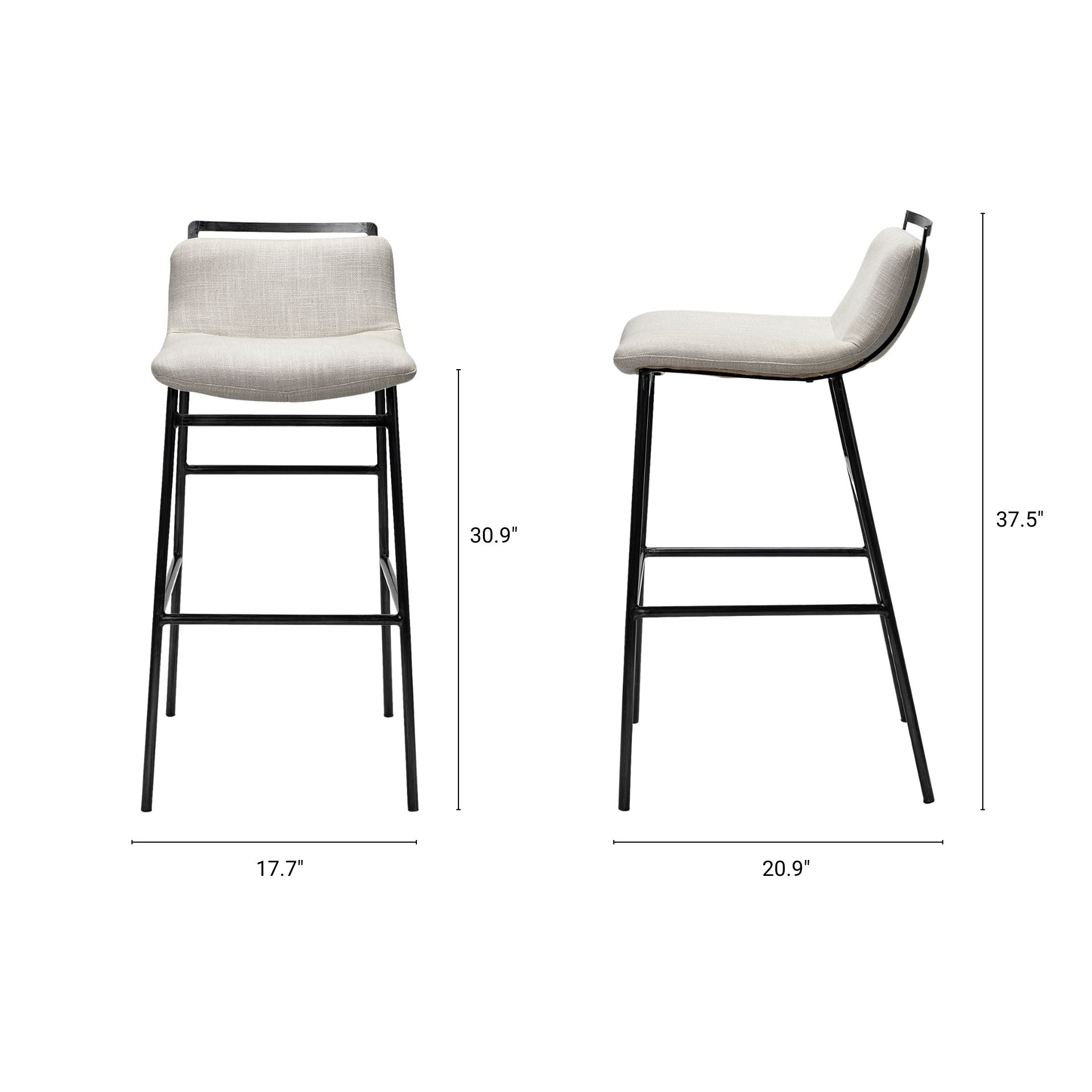 Kavalan Upholstered Seat Bar Stool