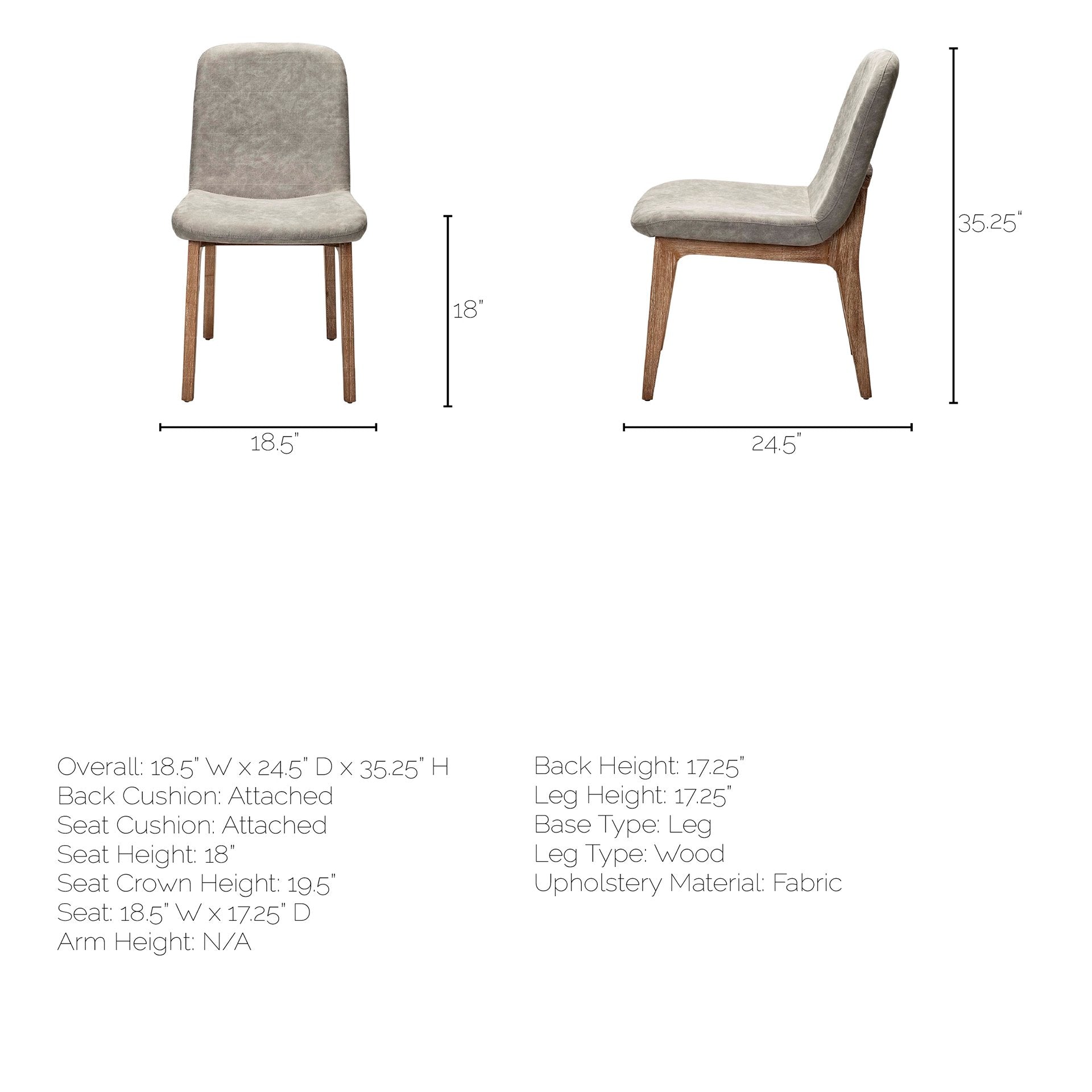 David Fabric Dining Chair